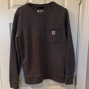 Carhartt Men's Dark Gray Crewneck Sweater